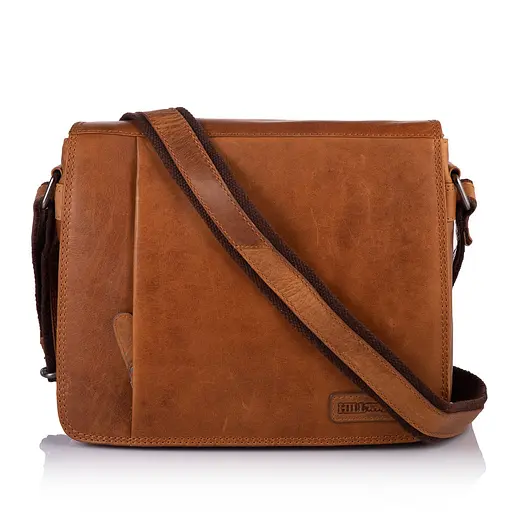 Чоловіча шкіряна сумка Hill Burry 30х25х8 см sum0023169 - фото 3