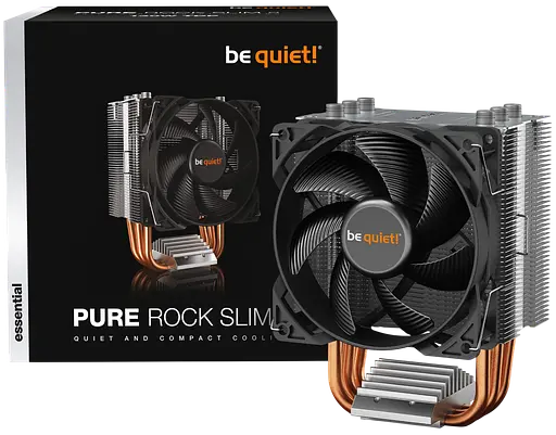 Воздушное охлаждение be quiet! Pure Rock Slim 2 Black (BK030) - фото 3