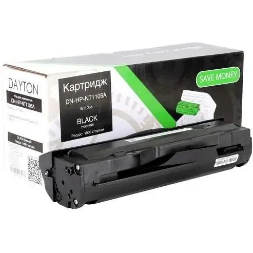 Картридж Dayton HP 106A W1106A Black teh0024357 - фото 1