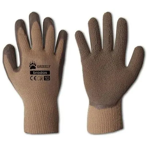 Рукавички захисні Bradas GRIZZLY латекс розмір 11 RWG11 - фото 1