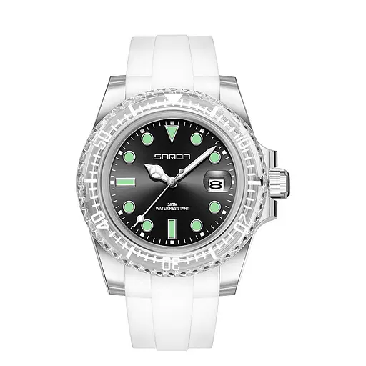 Наручные часы мужские 9007 White-Black Sanda acs0030966