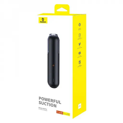 Портативний Пилосос Baseus A0 Pro Car Vacuum Cleaner (4000pa) black - фото 2