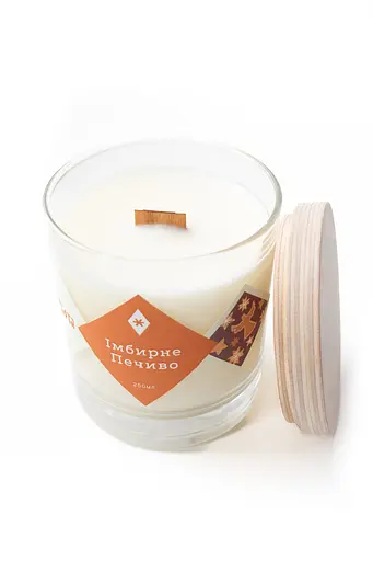 Імбирне печиво, 250 мл, 30 год Стандартні (250мл) Соєвий віск - фото 2