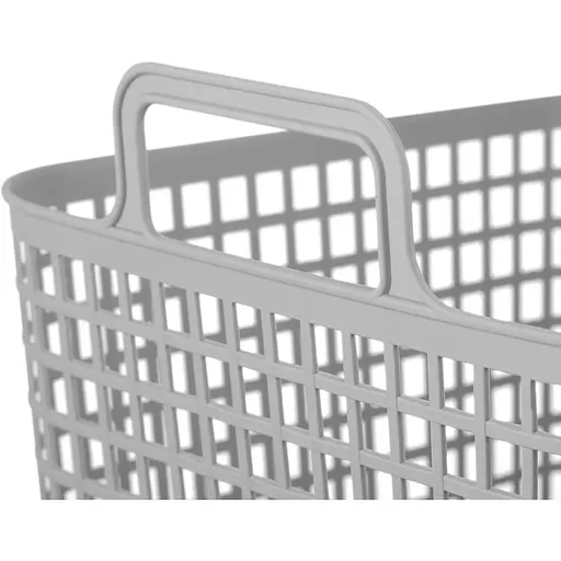 Корзина для хранения Ardesto пластик PP 39x37x34.5 см 34 л серая (ARHC2534GG) - фото 5