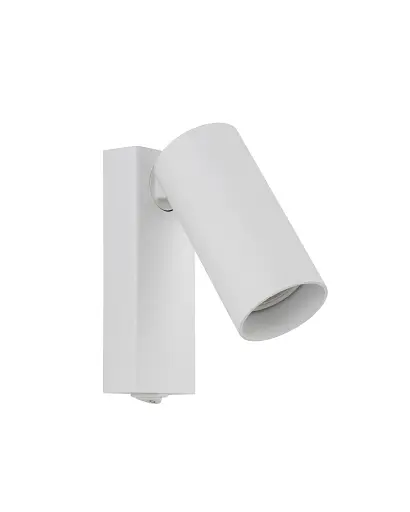 Бра, настінний світильник Nowodvorski 11764 Fourty GU10 1x10W IP20 білий - фото 1