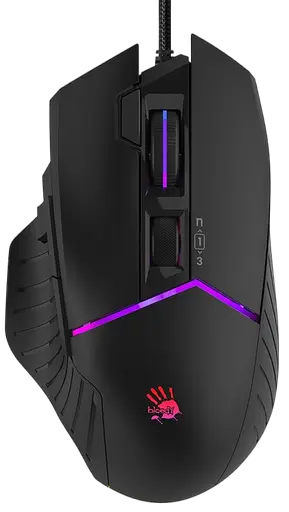 Мышь A4Tech W95 Max Bloody RGB Black - фото 1