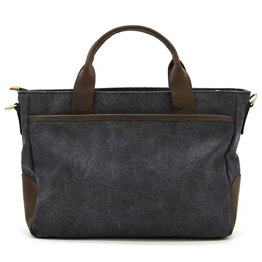 Кожаная мужская сумка TARWA 36х27х10 см sum0026084 - фото 5