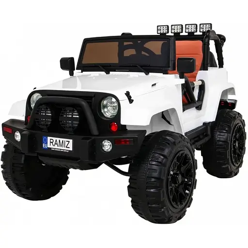 Електромобіль Ramiz Jeep All Terrain 12 В на пульті керування, White (PA.BDM0905.BIA)