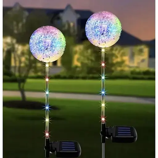 Світильник на сонячних батареях квітка цибулі вулична 2 шт