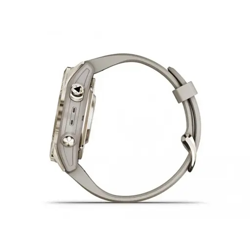 Смарт-часы Garmin Fenix 7S Sapphire Solar Soft Gold w. Light Sand Band (010-02776-14/15) - фото 8