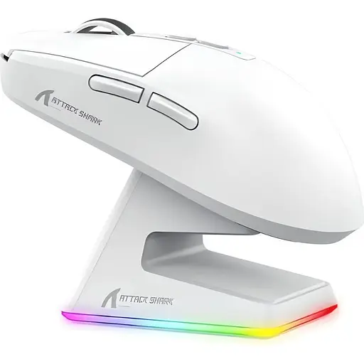 Миша Attack Shark X6 Wireless White [137545] - фото 3