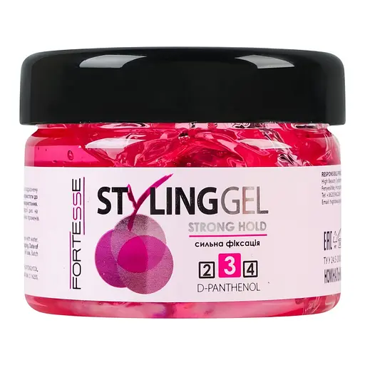 Гель для укладки волос Fortesse Professional Styling Gel сильной фиксации 100 мл - фото 1
