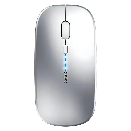 Мышь беспроводная INPHIC M1pro Silver - фото 2