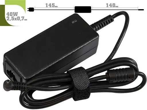 Блок питания для ноутбука 1StCharger для ноутбука Samsung 12V 40W 3.33A 2.5х0.7мм + каб.пит. (AC1STSA40WB)