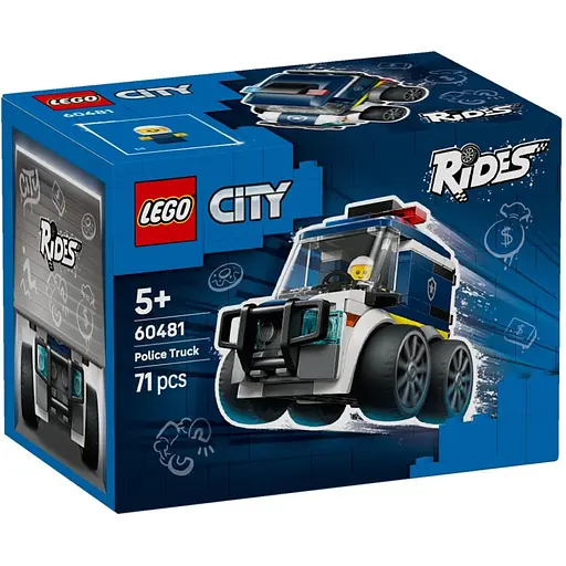 Конструктор LEGO City Автівки - Поліцейська вантажівка 71 деталь (60481)