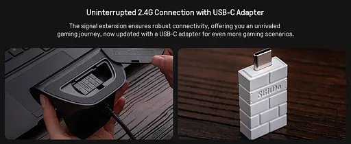 Геймпад 8BitDo Ultimate 2 для Windows і Android, ігровий контролер TMR, Еффект Холла Білий - фото 8