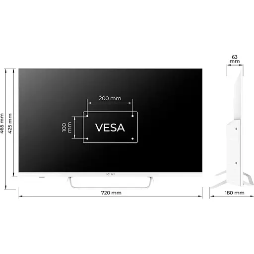 Телевізор Kivi F760Q 32'' LED FHD (32F760QW) [135109] - фото 9