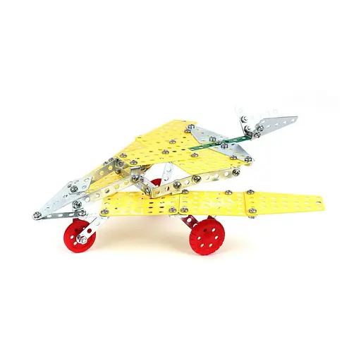 Конструктор металлический ТехноК Самолет-невидимка 4869TXK 183 детали - фото 2