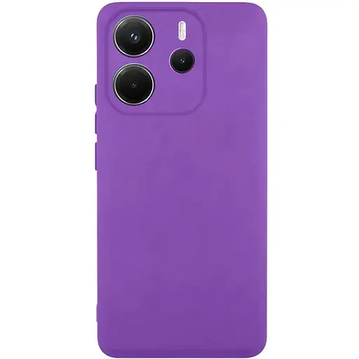 Чехол Lakshmi Silicone Cover Full Camera (AA) для Xiaomi Redmi Note 14 4G (Int. version) Фиолетовый / Purple