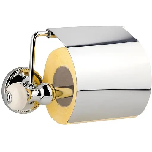 Держатель для туалетной бумаги Kugu Pan 011C Хром - фото 1