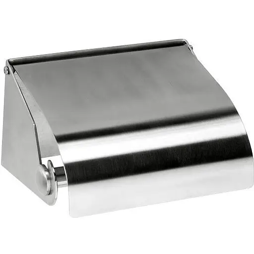 Держатель для туалетной бумаги Bemeta Hotel с крышкой нержавеющая сталь хром 105112315 Нержавеющая сталь - фото 1
