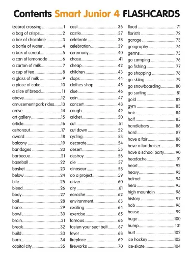 Smart Junior 4. Flash Cards (for Ukraine, НУШ) - фото 2