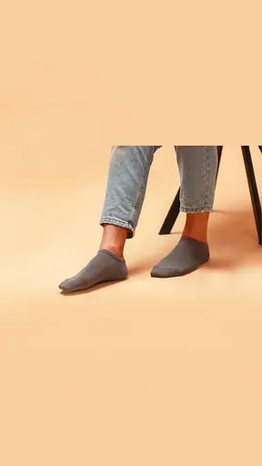 Носки бамбук летние короткие бесшовные дышащие ORGANIC bamboo графит JILL ANTONY 39-41 men's арт. 31005 - фото 2