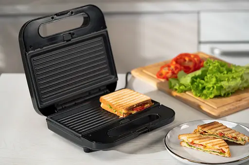 Мультимейкер Ardesto 700 Вт комплект 5 пластин корпус пластик черный - фото 10