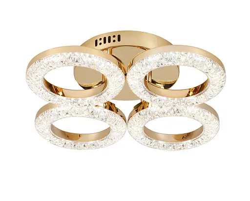 Люстра светодиодная акриловая Sirius 2723/4 GD 32W*2