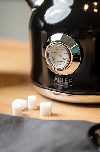 Чайник электрический с термометром Adler AD 1346 Black - фото 9