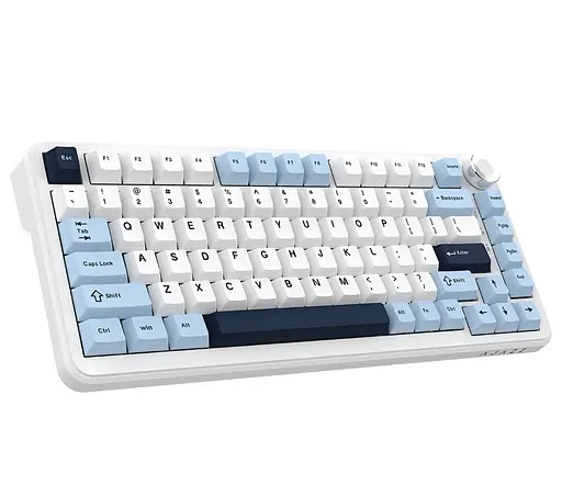 Клавиатура игровая Ajazz AK-820 MAX PLUS Wireless White RGB Day Dream Switch Hot-Swap 2.4G/Bluetooth/USB - фото 2