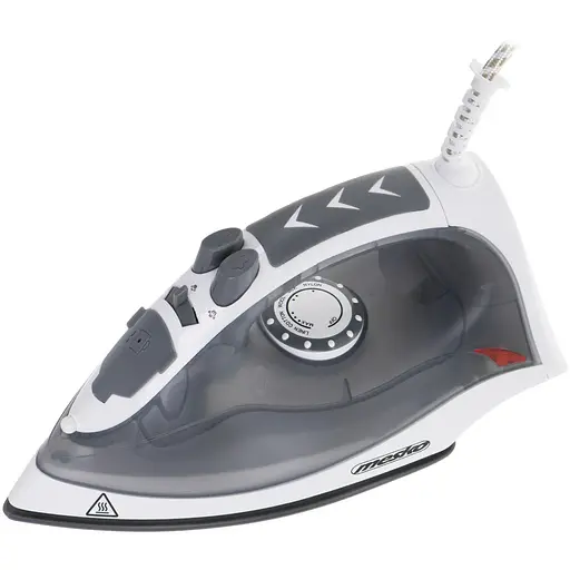 Утюг Mesko MS 5037 grey 2800Вт/ 170 мл/ керамика/ сухая глажка/ серая - фото 1