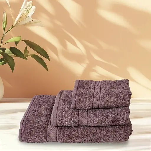 Рушник 50 х 90 см 100 % бавовна Шоколад Versailles VS-T112-5090 (146764) - фото 2