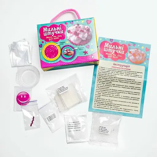 Набор для творчества Мыльные штучки "Пирожное" 10100593 мыло и соль для ванны - фото 3