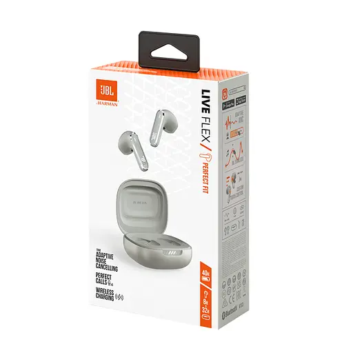 Гарнитура JBL LIVE FLEX Silver (JBLLIVEFLEXSVR) - фото 11