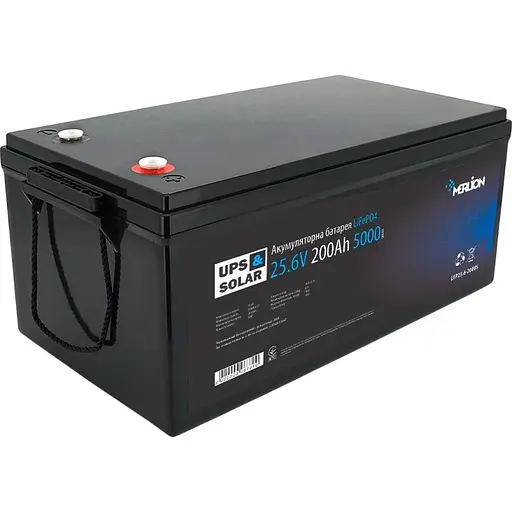 Акумулятор Merlion LiFePO4 24V (25.6V/200Ah/5120Wh) (LFP25.6-200US-ML) [152831]