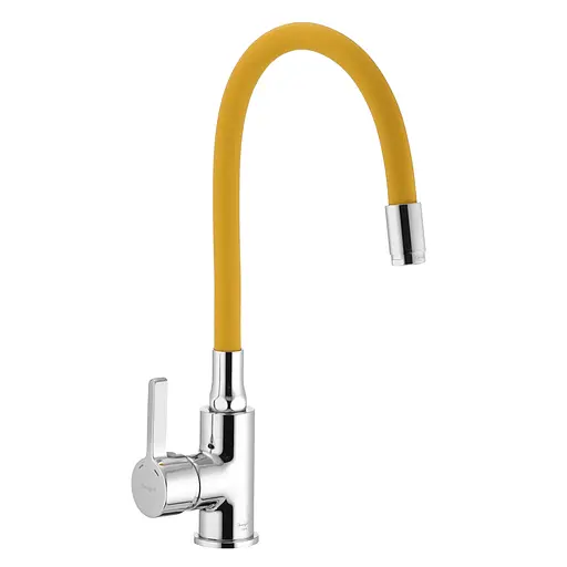 Смеситель для кухни с гибким силиконовым сливом Ibergrif M22112-4 (IB0070) - фото 1