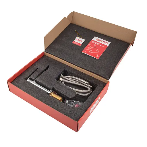 Смеситель для умывальника Koer KB-10028-01 KR5289 Хром - фото 2