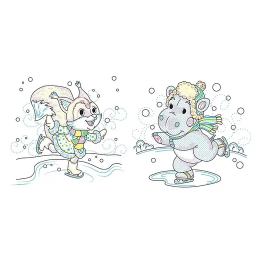 Водная раскаска "Развлечения" 1806008 обычные и водные раскраски - фото 2