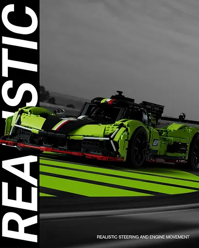 Конструктор Nifeliz Спортивний автомобіль S63 (NF10283) - фото 3