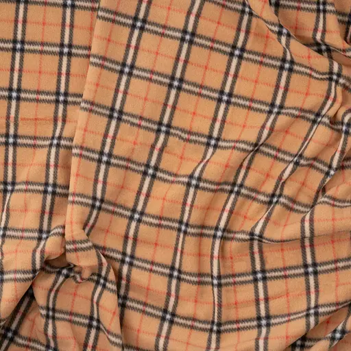 Плед Ardesto Fleece 130x160 см клітинка бежевий (ART0722PB) - фото 5