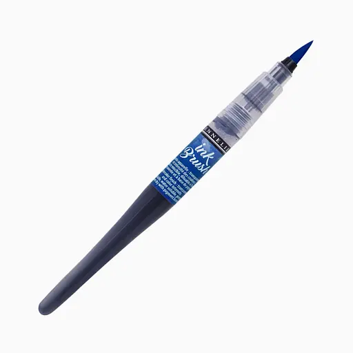 Ручка-кисть с чернилами Sennelier Ink Brush, Основной синий (Primary blue)