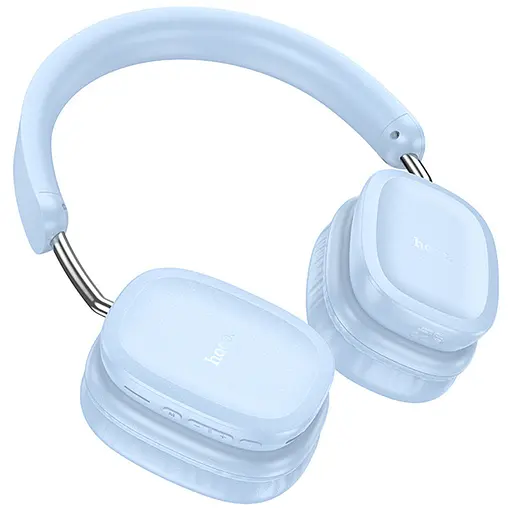 Накладні бездротові навушники Hoco W51 Delightful Blue - фото 2