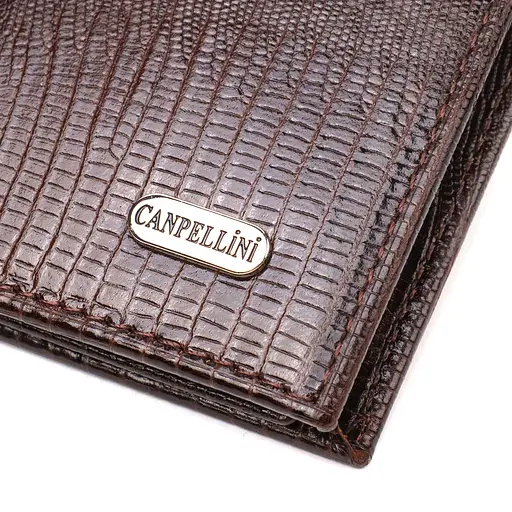 Мужской кожаный кошелек Canpellini 12.5х9.5х2 см acs0025638 - фото 3