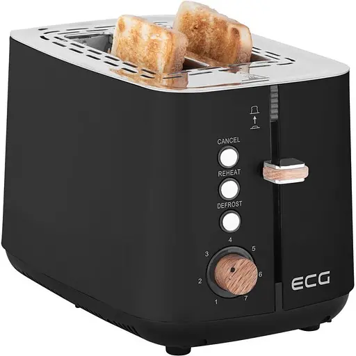 Тостер ECG ST 2768 Timber Black - фото 3