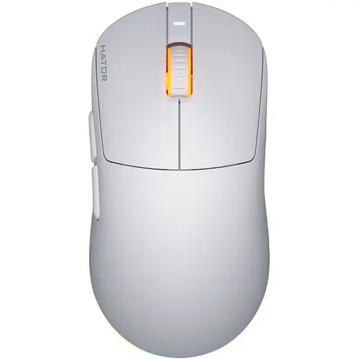 Игровая мышь Hator HTM-731 Quasar3 Wireless ESports Gaming 12000dpi 35G White - фото 4