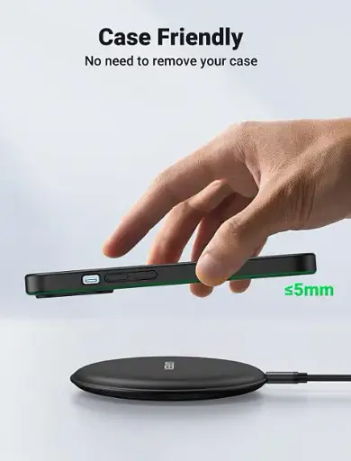Зарядное устройство для Ugreen CD186 Wireless Charging Pad 15 W черный - фото 4