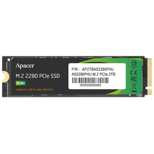 SSD M.2 накопичувач Apacer 2280 2TB (AP2TBAS2280P4U-1)