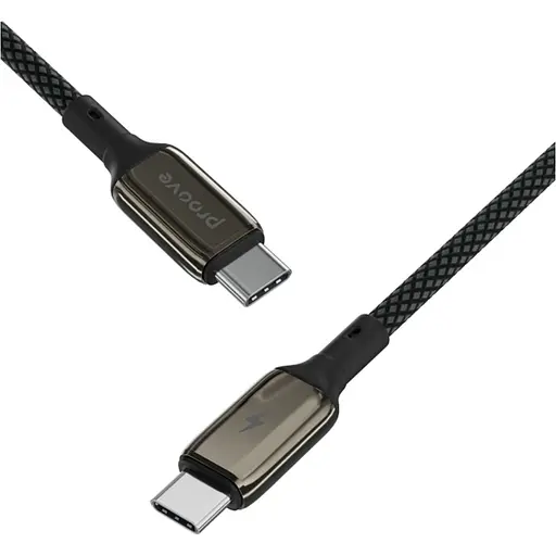 Кабель Proove Dense Metal USB-C to USB-C 60W 1m Black (CCDM60002201) [130319] - фото 3