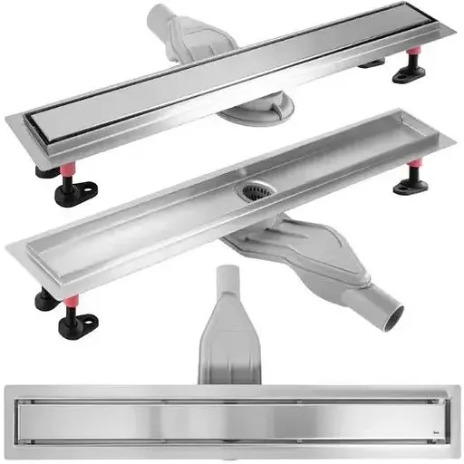 Трап для душу Rea Neox 60 Superflow brushed steel 2в1 REA-G2705 - фото 1